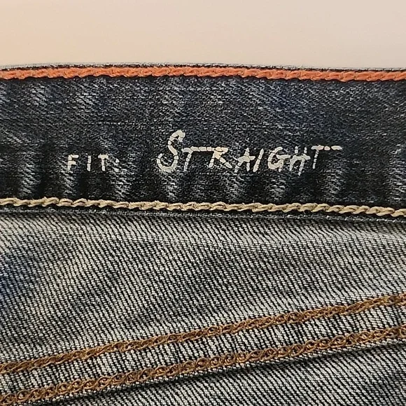 Eddie Bauer- Men's dark wash- straight leg- jeans 35/32 - Picture 7 of 10